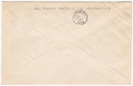 Germany 1929 Zeppelin America Flight Cover from Friedrichshafen