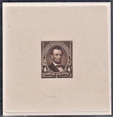 US 254E-3 Reduced Large Die Proof in India - Extremely Rare cv $1,500