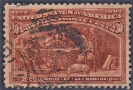 US 239 Early Commemoratives VF - XF Used cv $140 as 85