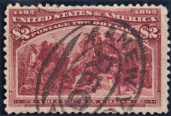 US 242 Early Commemoratives F - VF Used cv $525