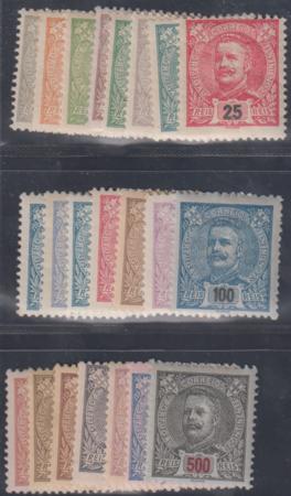 Portgual 110 - 131 F - VF H - LH - NH Scarce Complete Set cv $542