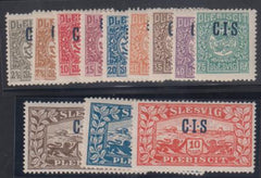Schleswig O1, 3-12, 14, Mint LH All Signed Bloch cv $1,598