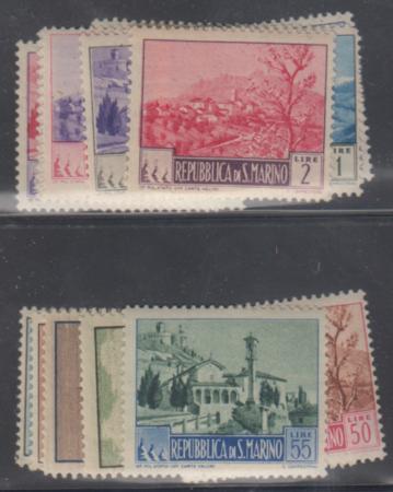 Italy San Marino 278 - 293 NH cv $525