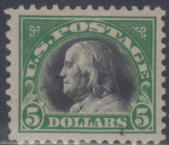 US 524 Washington / Franklin VF - XF Mint LH Large Margins cv $185