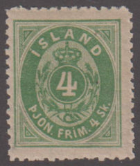 Iceland O3 F - VF NH - Fresh cv $350