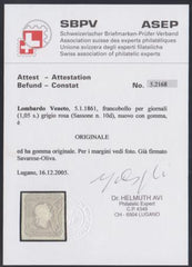 Austria P7a F - VF Mint LH Dr. Avi Cert cv $625