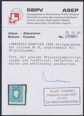 Austria P5 F Mint Fresh Full OG, Very LH, Rich Color, Kimmel Cert cv $650