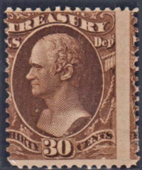 US O112 Officials Hinged - Strong Misperf to Right - cv $2,400