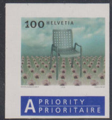 Switzerland 1170var XF NH 2004 Booklet Imperf Single SBPV Cert cv $2,400