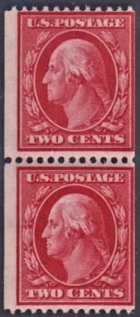 US 349 Washington / Franklin Just Fine NH Pair cv $600