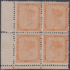 Prince Edward Island 4 Fine Mint NH/LH LL Corner Block cv $220