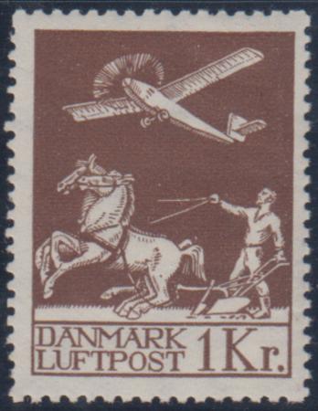 Denmark C5 VF NH Few Natural Gum Bends cv $250