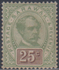Sarawak 18 XF Mint LH cv $82.50