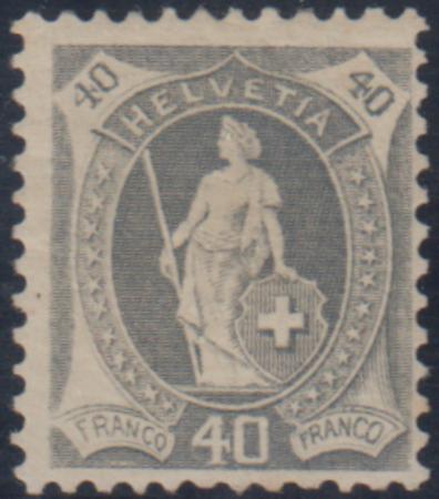 Switzerland 85 F - VF Mint Hinged cv $50