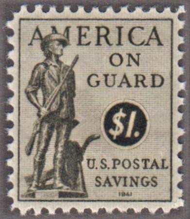 US PS14 Savings Stamp F - VF LH