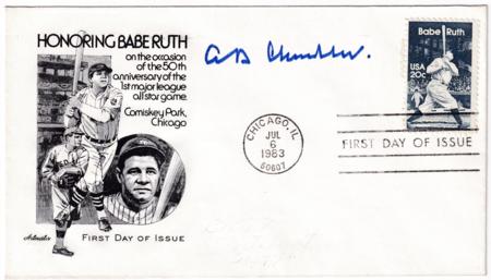 US 2046 FDC Signed by "Happy" Chandler
