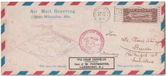 US 1930 C14 F-VF on Legal Sized PPC of Milwaukee View