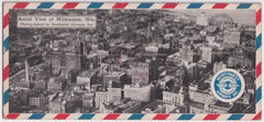 US 1930 C14 F-VF on Legal Sized PPC of Milwaukee View