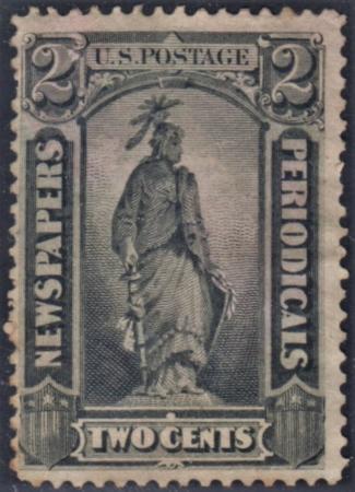 US PR9 Newspaper Fine Unused No Gum cv $120