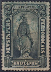 US PR9 Newspaper VF Used Handstamp Cancel - Thin cv $125