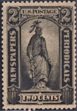 US PR57 Newspaper F - VF Unused NH PFC for Block cv $200