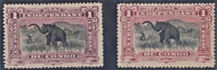 Belgian Congo 24, 24a F - VF LH Rose Lilac LH + Fresh cv $530