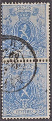 Belgium 25 Ave - F Used Pair - Nice CPN cv $180