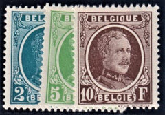 Belgium 188 - 190 VF - XF NH cv $243.25