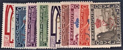 Belgium B69-77 F - VF NH Complete Set with Kaiser Cert