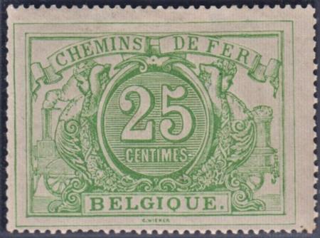 Belgium Q10 F - VF H cv $72.50+