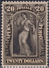 US PR123 Newspaper VF - XF Unused NH PSE 85 Cert cv $145