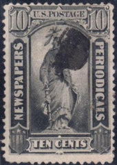 US PR62 Newspaper F - VF Used Postal Cancel cv $150
