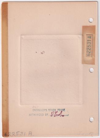 US 867P2 5c Walt Whitman Large Die Proof in Blue on White Wove