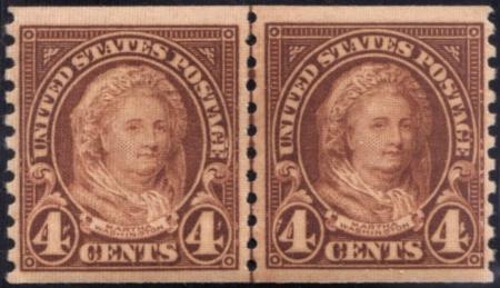 US 601 VF - XF Mint NH Line Pair - Exceptional Centering cv $80