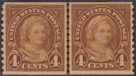 US 601 XF Mint LH Line Pair cv $40