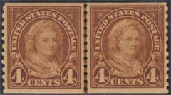 US 601 XF Mint LH Line Pair cv $40