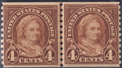 US 601 VF Mint NH Line Pair cv $55