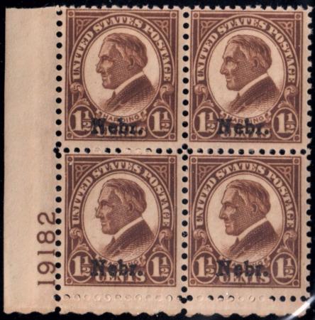 US 670 Fine Unused NH LL Plate Block cv $95