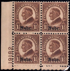 US 670 Fine Unused NH LL Plate Block cv $95
