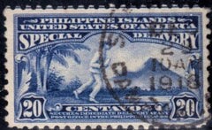 US Possessions - Philippines E4 VF Used - Scarce! cv $150