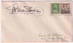 US 702 Autographed Cover, John Garland Pollard, Governor of VA