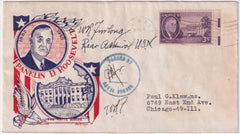 US 932  Autographed Cover  Signed by Rear Admiral William Furlong