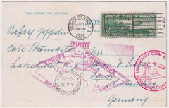 US 1930 C13  XF Zeppelin Flight PPC , Picture of Ambassador Bridge