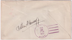 US Montana, Finch 705 Fancy Cancel Cover, Geo Washington Bust