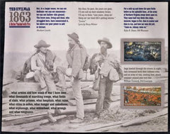 US 4787-8b Modern Imperf Civil War Battles Sheet