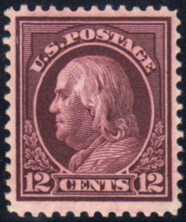 US 417 Washington / Franklin VF - XF Mint LH cv $47.50