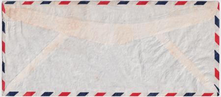 US 1938 C23a Legal Sized Air Cover with Puerto Rico Semi-Officials Label