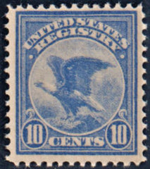 US F1 Registration Stamp F - VF Mint NH Fresh! cv $160