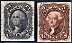 US 67-E9d, 69-E6d Early Classics VF Mint Essays on India cv $600