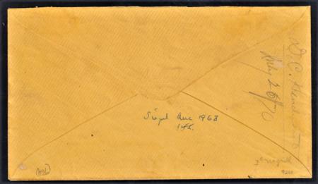 US 119, 147 on Registered Cover - Hamilton, Mann Minn to Winona, Minn cv $800